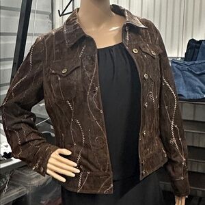 Reba faux suade size medium